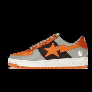 A Bathing Ape Bape Sta Low Grey Orange