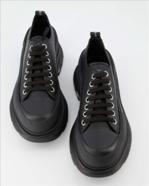 Alexander McQueen Tread Slick Lace Up Black Premium